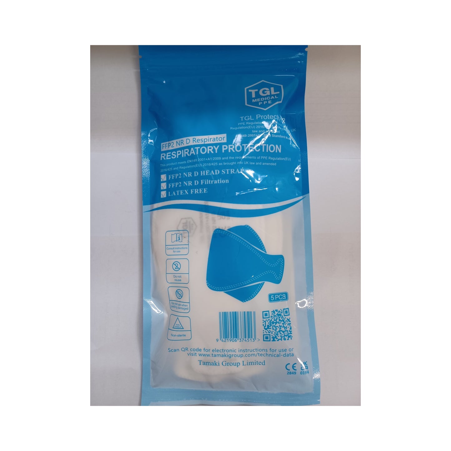 Protector 2 FFP2 Respirator - head strap