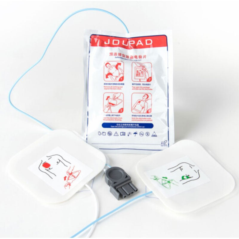 Disposable defibrillation electrode sheets