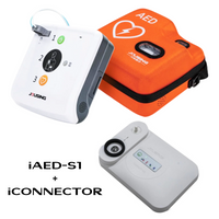 iAED-S1 Automatic External Defibrillator Kit with iConnector